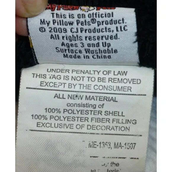 Iowa Hawkeyes Black & Yellow Pillow Pets Plush Toy Pillow 18" Surface Washable - Picture 6 of 12